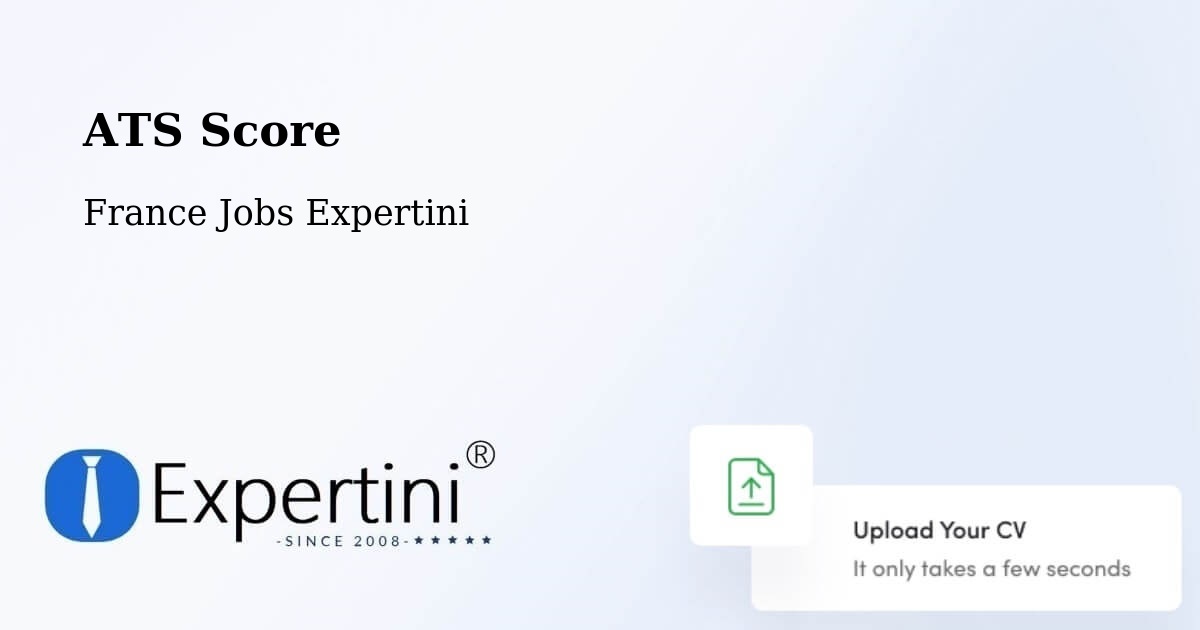 Resume ATS Score & Job Description Match Tool – Rémalard - France Jobs Expertini