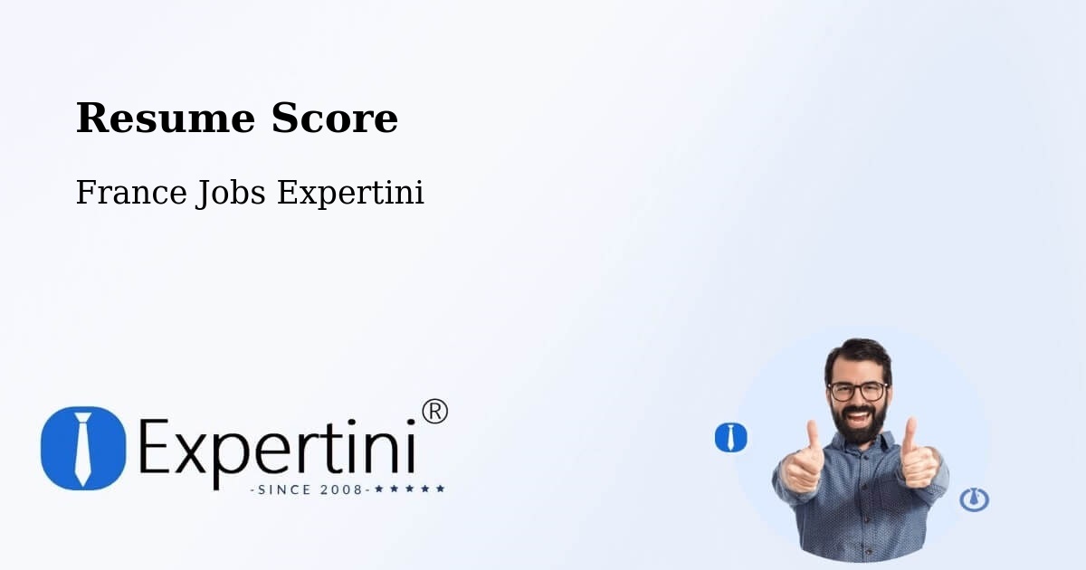 Resume Score & Job Description Match Tool – Rémalard - France Jobs Expertini